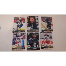 2017-18 Upper Deck Series 1 Base Team Set 193-198 Winnipeg Jets 2017-18 Upper Deck Series 1 Base Team Set 193-198 Winnipeg Jets